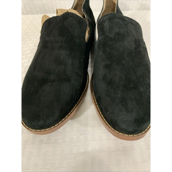 Franco Sarto Haylee Flats Womens 6.5 Black Suede Leather Loafers - Picture 6 of 7